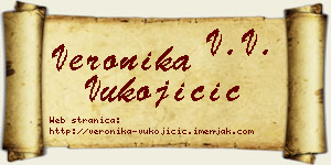 Veronika Vukojičić vizit kartica
